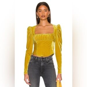 Free People X REVOLVE Hold Me Top in Glistening Gold
Size xs